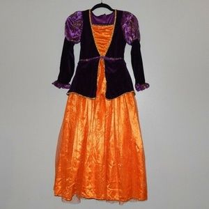 Princess Queen Witch Gown Dress Costume LED Lights